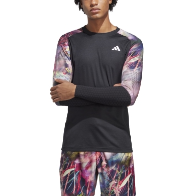 adidas Tennis Long Sleeve Shirt Melbourne Tennis Heat.Rdy Freelift black/multicolour men's